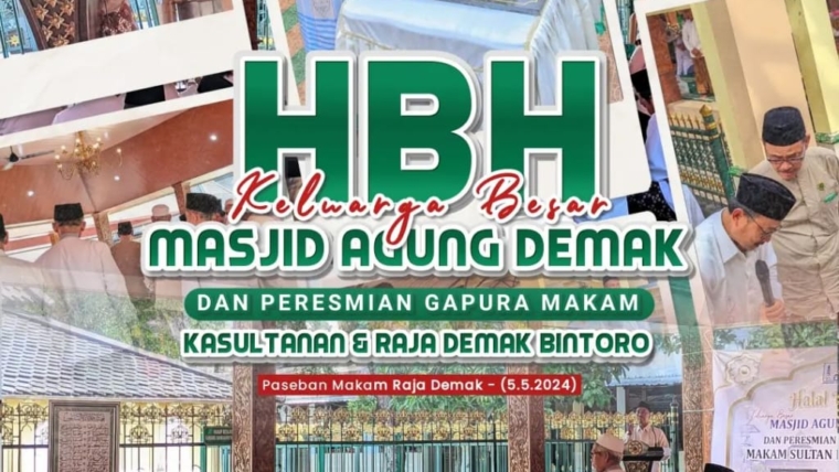 Halal Bihalal keluarga besar Masjid Agung Demak